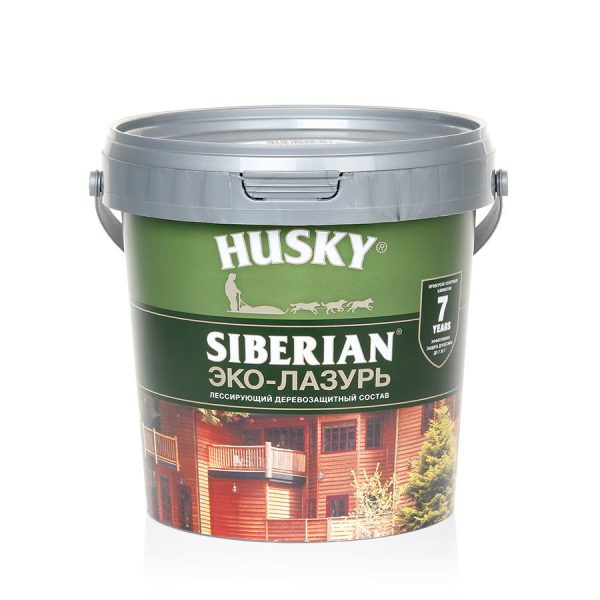 Эко-лазурь для дерева "HUSKY SIBERIAN"