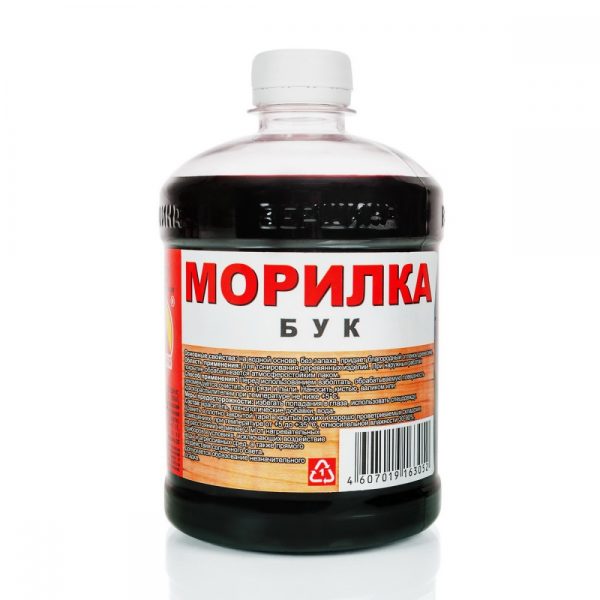 Морилка на водной основе "Бук" «Вершина», пэт/т, 0,5 л