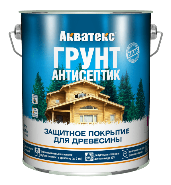 Состав "Акватекс. Грунт-антисептик", (2,7 л)