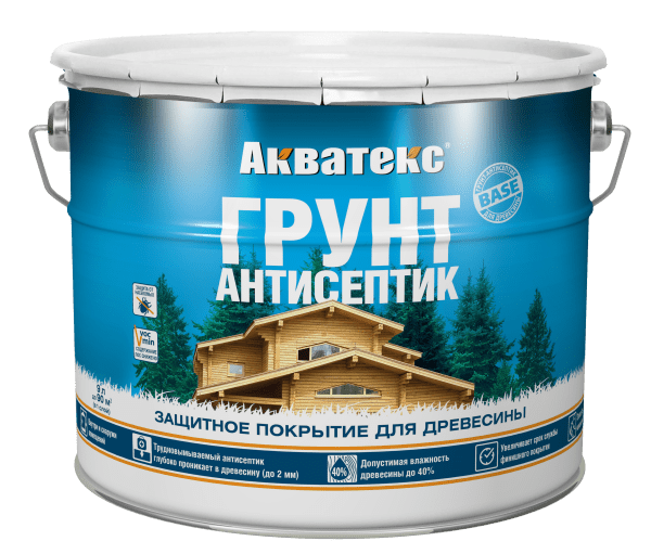 Состав "Акватекс. Грунт-антисептик", (9 л)