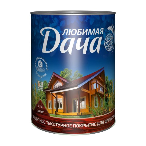 Состав "Любимая дача" текстурное покрытие для дерева