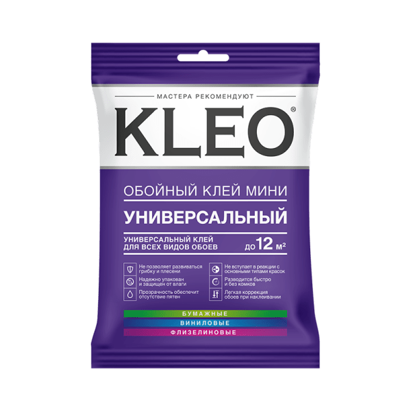 Клей обойный  "KLEO MINI 12" универсальный, (12 м2), 60 гр
