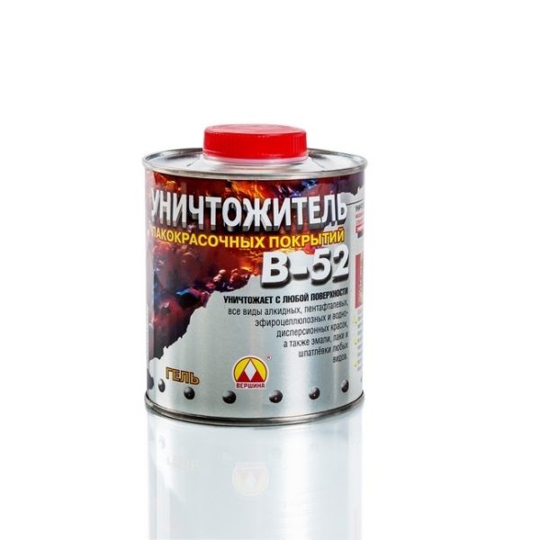 Уничтожитель лакокрасочных покрытий "В-52" «Вершина», мет/т, 0,85 кг
