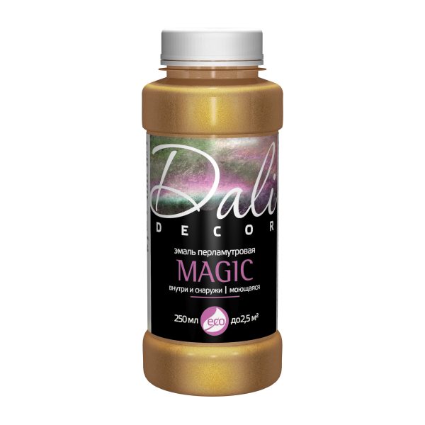 Эмаль акриловая перламутровая "DALI Magic", медь, (0,25 л)