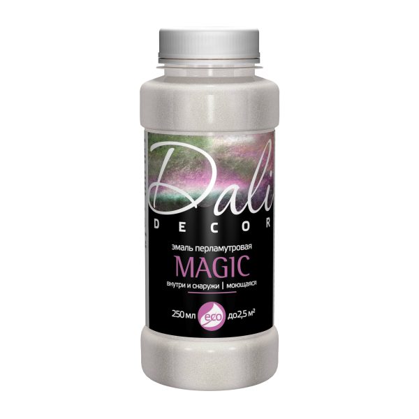 Эмаль акриловая перламутровая "DALI Magic", серебро, (0,25 л)