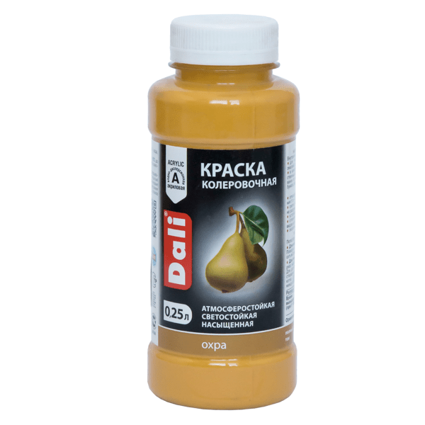 Краска колеровочная "DALI", охра, (0,25 л)