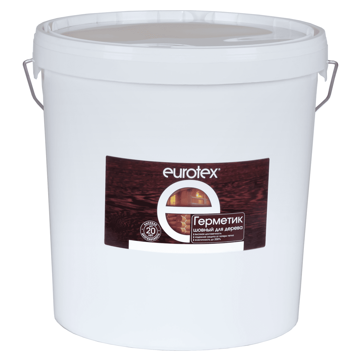 Герметик шовный для дерева "Eurotex", сосна,25 кг