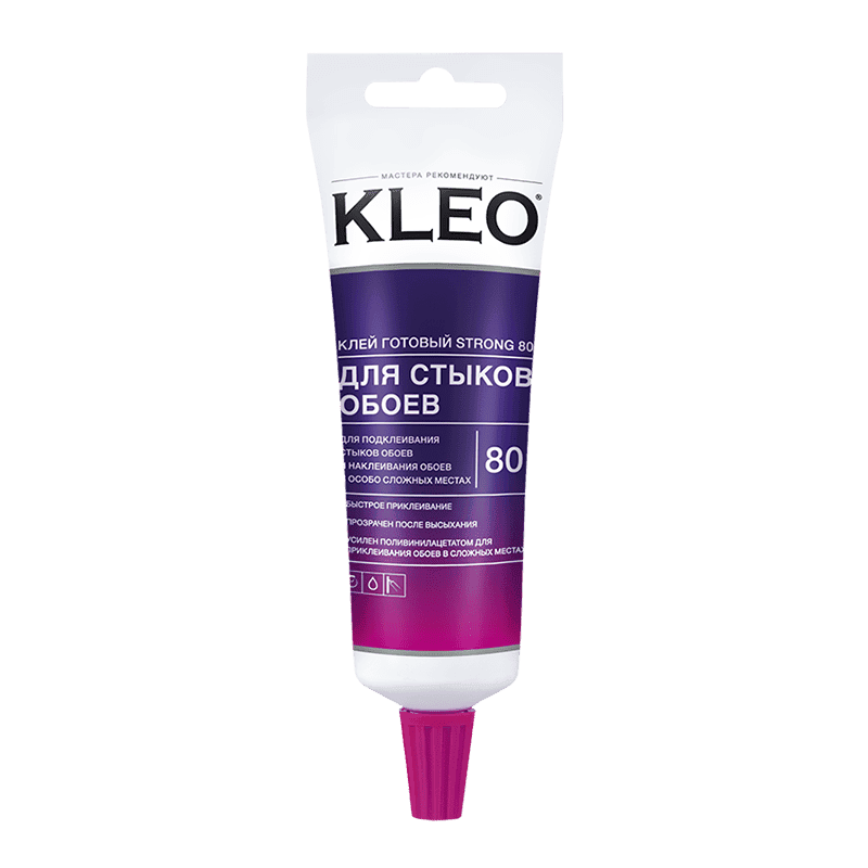 Клей для стыков обоев "KLEO STRONG 80" для обоев, 80 гр